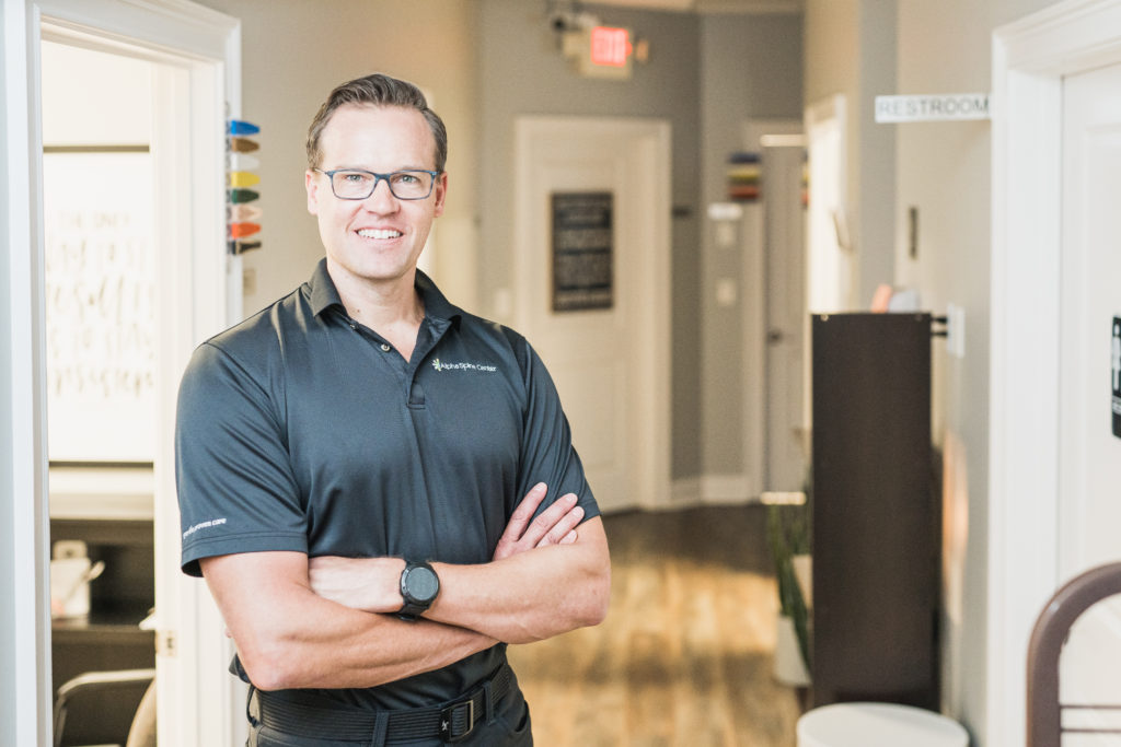 Dr. Bryan Salminen at Alpha Spine Center in Milton, Georgia.