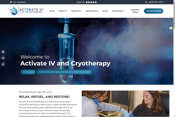 Website preview for Lisa Clevenstine