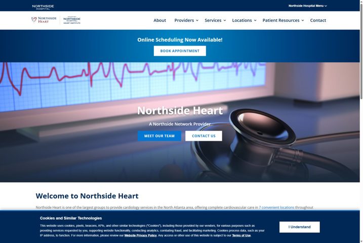 Website preview for Thomas M. Jordan, MD, FACC