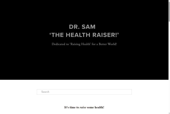 Website preview for Samuel A. Mielcarski, DPT