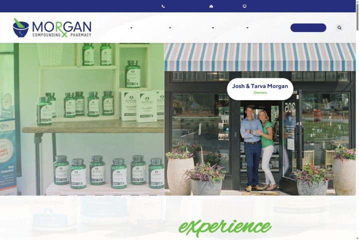 Website preview for Josh Morgan