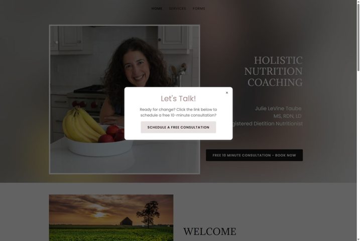 Website preview for Sydney Morlan