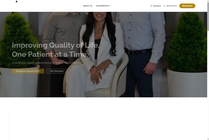 Website preview for Gabrielle Wesemeyer, DC