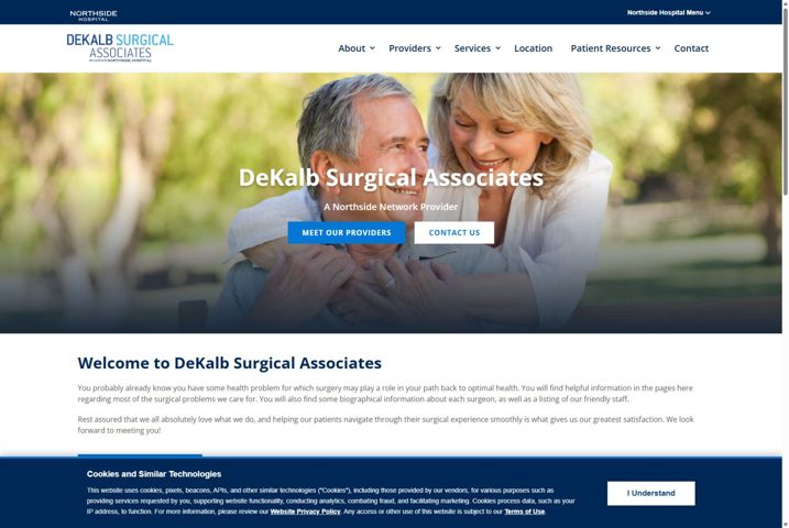 Website preview for Dr. Howard Cohen