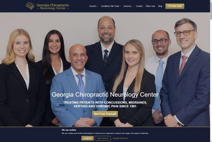 Website preview for Dr. Sophie Hose