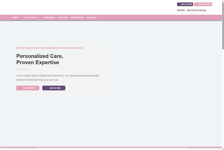 Website preview for Dr. Steven Rabin