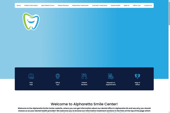Website preview for Dr. Chuck Hill